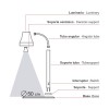 Lampe 2 Strahler Infrarot-Erwärmung