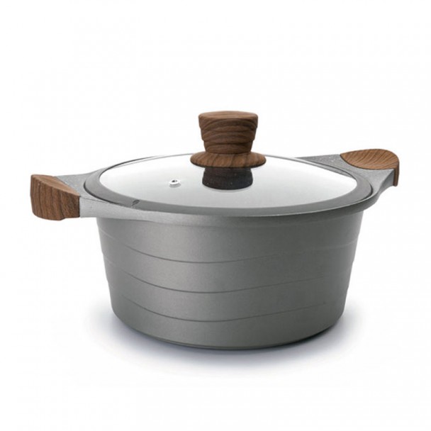 Kasserolle mit Deckel Glas Stilo