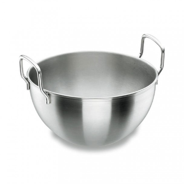 Kessel Halb-Kugelförmig mit griff-Edelstahl 18/10