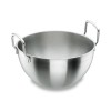 Kessel Halb-Kugelförmig mit griff-Edelstahl 18/10