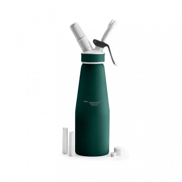 Flasche Siphon Creme Aluminium Green