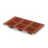Form Pyramide 6 Hohlraum Silikon Pastryflex
