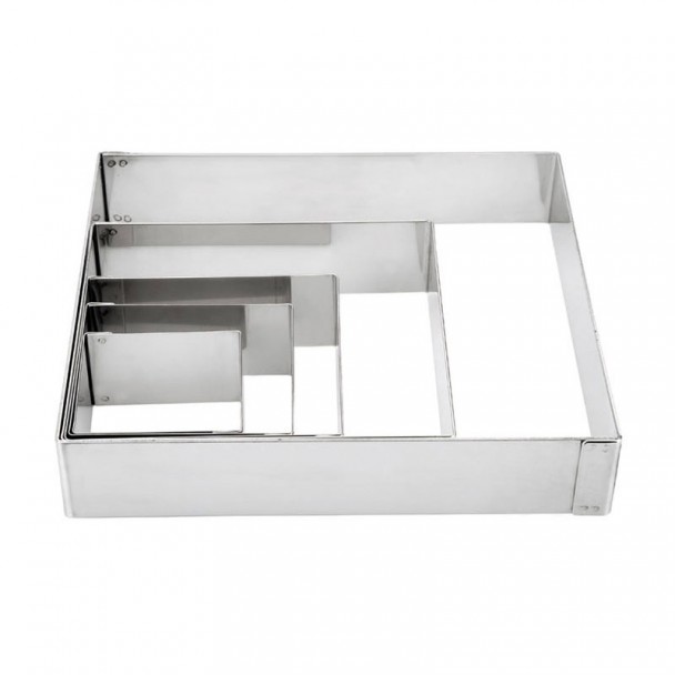 Form Quadrat von 4 cm Höhe