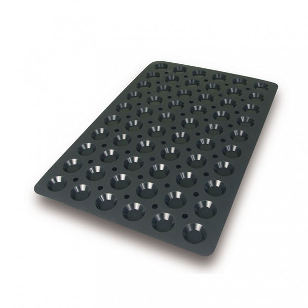 Form-Kuchen 60 Kavitäten Silikon Black