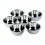 Set 6 Kleine Bols Inox