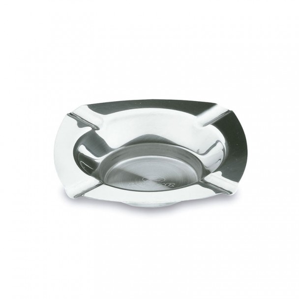 Aschenbecher Quadratisch Inox 18/10