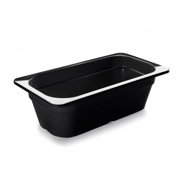 Schüssel Melamin Gastronorm 1/3 Schwarz