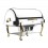 Chafing Dish GN 1/1 Roll Top mit Tatzen aus Messing