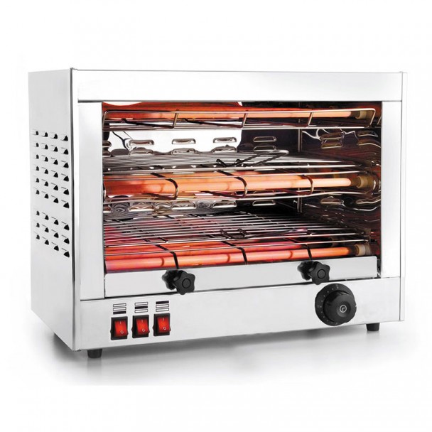 Toaster Elektrisch Horizontal 6 Lampen