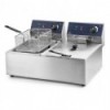Elektro Friteuse Doppel Professionelle