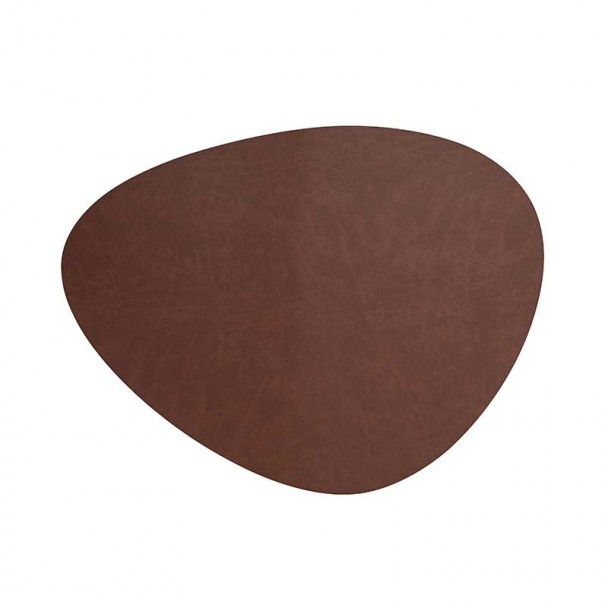 Tischset Braun Leder Lacor