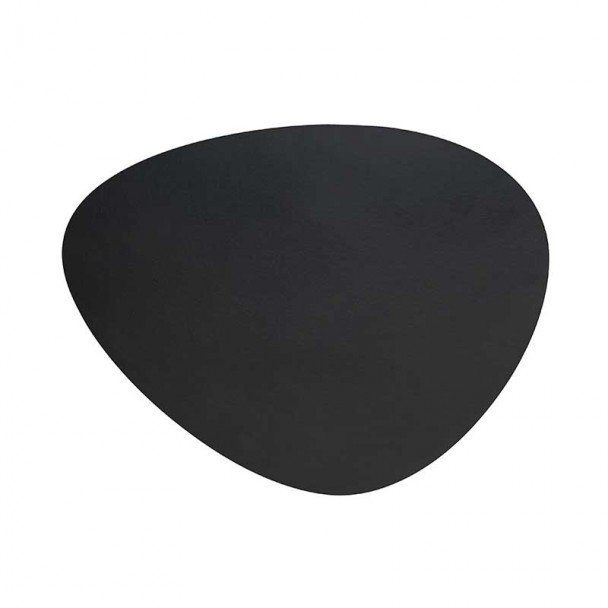 Tischset Leder Anthrazit Lacor