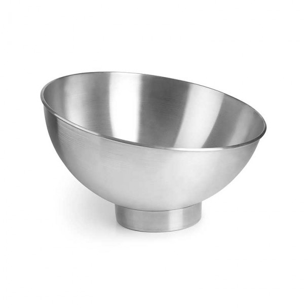 Schräger Champagnerkuhler Moon Inox