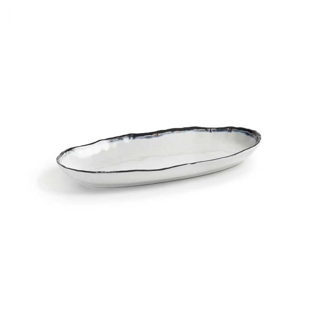 Oval platte 254x130 mm Sea