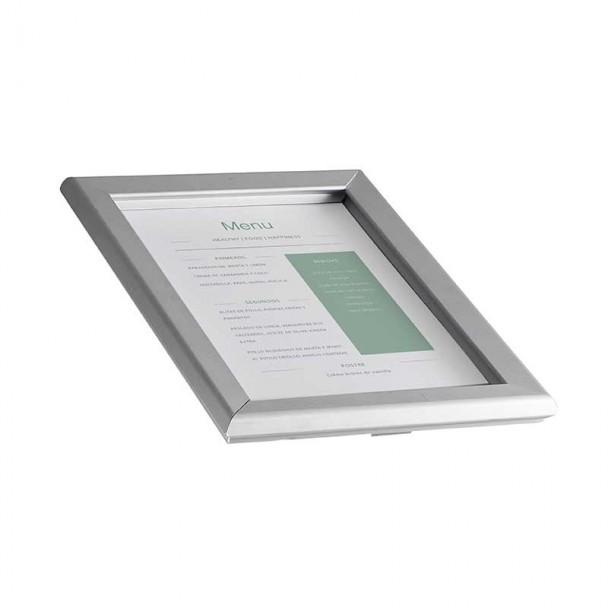 Menu-Ständer A4 Aluminium