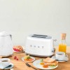 Toaster 2x2 50er Jahre Stil weiß