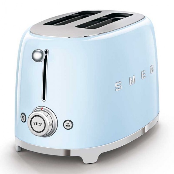 Toaster 2x2 50er Jahre Stil blau