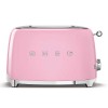 Toaster 2x2 50er Jahre Stil rosa