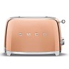 Toaster 2x2 50er Jahre stil Rose Gold