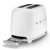 2x2 50er Jahre Stil Weiß Matt Toaster