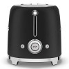 Toaster 2x2 50er Jahre Stil Schwarz Matt