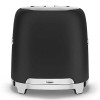 Toaster 2x2 50er Jahre Stil Schwarz Matt