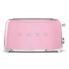Toaster 2x4 50er Jahre Stil rosa