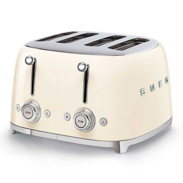Toaster 4x4 50er Jahre Stil Creme