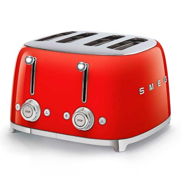 Toaster 4x4 50er Jahre Stil rot