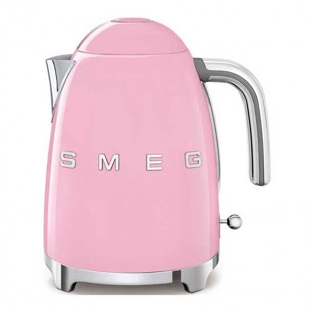 Wasserkocher 50er Jahre Stil rosa