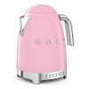 Variable Temperatur Wasserkocher 50er Jahre Stil rosa