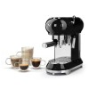 Espresso Kaffeemaschine 50er Jahre Stil schwarz