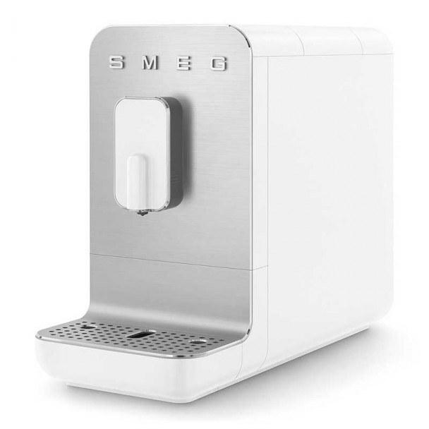 Super Automatische Kaffeemaschine 50er Jahre Stil weiß