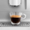 Super Automatische Kaffeemaschine mit Verdampfer 50er Jahre Stil weiß