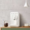 Super Automatische Kaffeemaschine mit Verdampfer 50er Jahre Stil weiß