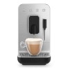 Super automatische Kaffeemaschine mit Dampfer 50er Stil schwarz