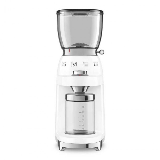 Kaffeemühle 50er Jahre Stil weiß