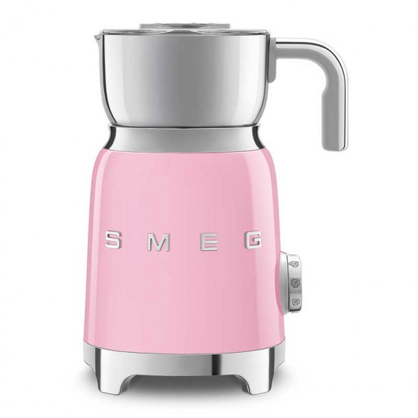 Milchaufschäumer 50er Jahre Stil rosa