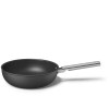 Wok 30 cm 50er Jahre Stil Schwarz