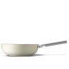 Wok 30 cm 50er Jahre Stil Creme