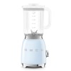 Glas Mixer 50er Jahre Stil blau