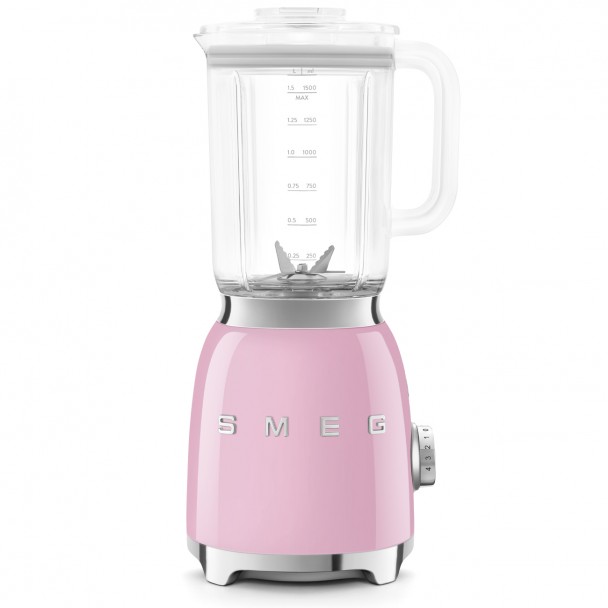 Glas Mixer 50er Jahre Stil rosa