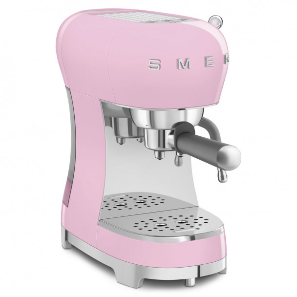 Espresso Kaffeemaschine 50er Jahre Stil rosa